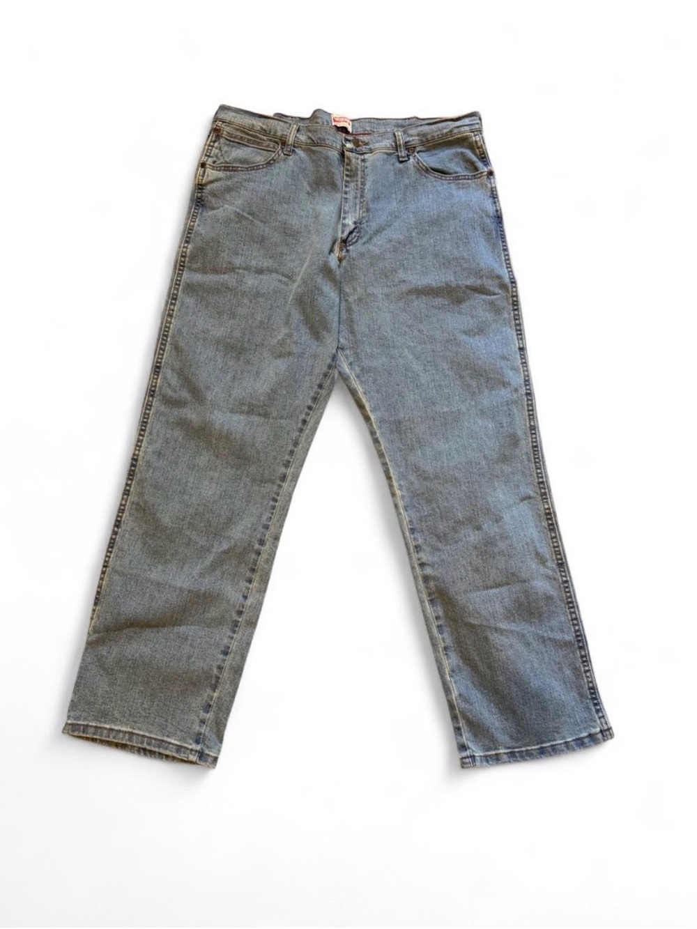 Classic Men's Straight-Leg Relaxed Jeans in Light Blue
